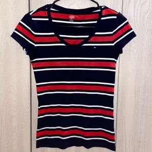 Tommy Hilfiger Tee Shirt Striped short sleeve XS